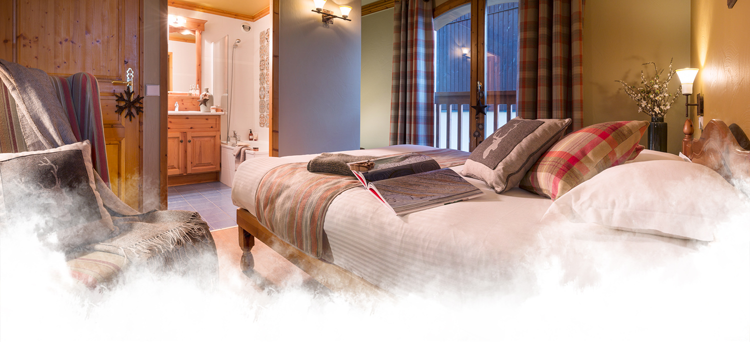 The chalets Montagnettes of Belle Plagne