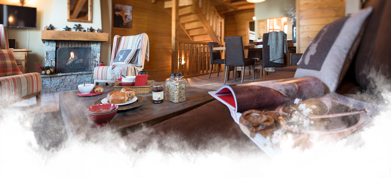 The chalets Montagnettes of Belle Plagne