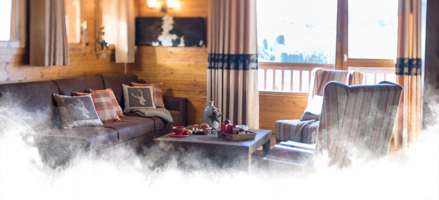 The chalets Montagnettes of Belle Plagne